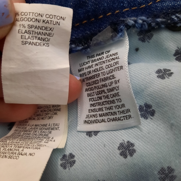 Lucky Brand Sweet Jean Crop Flap Mid Rise - Picture 10 of 14